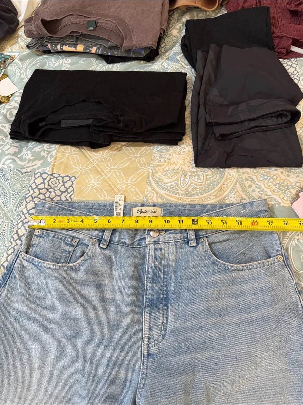 Madewell Light Blue Wide-Leg High-Rise Jeans, 
The Darted Barrel-Leg Jean, NEW - Picture 2 of 16
